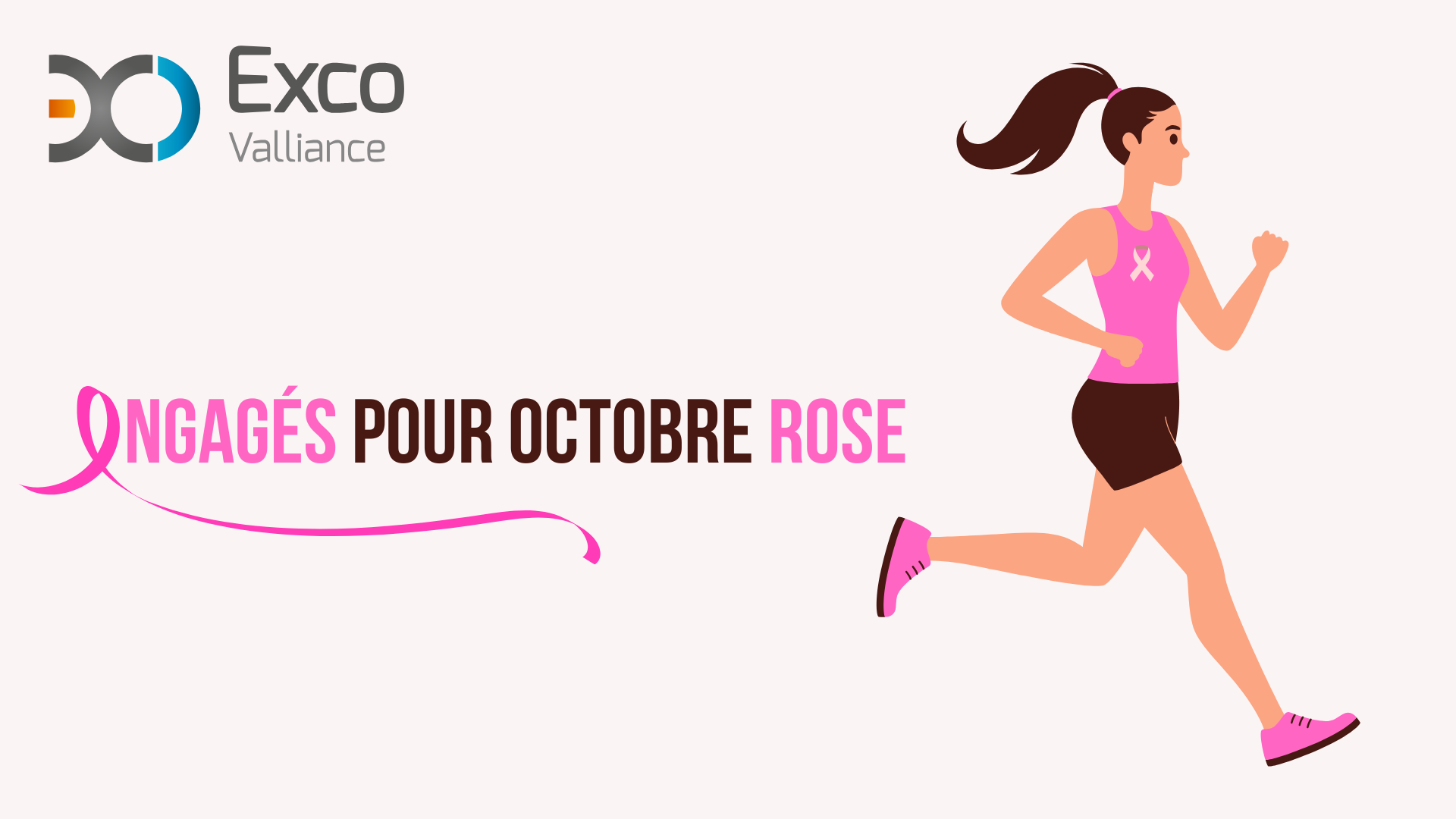 🎀 Octobre Rose 2025 : La solidarité en mouvement chez Exco Valliance !
